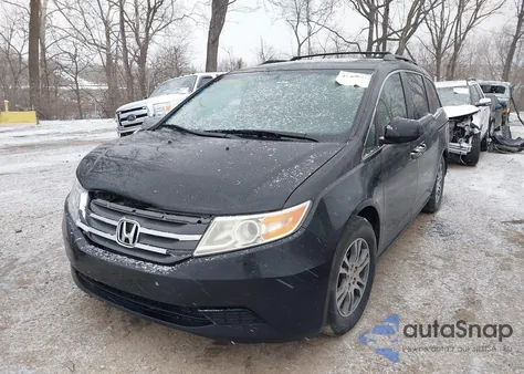 2013 Honda Odyssey Ex-L from USA, damaged, VIN 5FNRL5H68DB084225